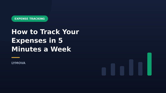 How to track your expenses in 5 minutes a week