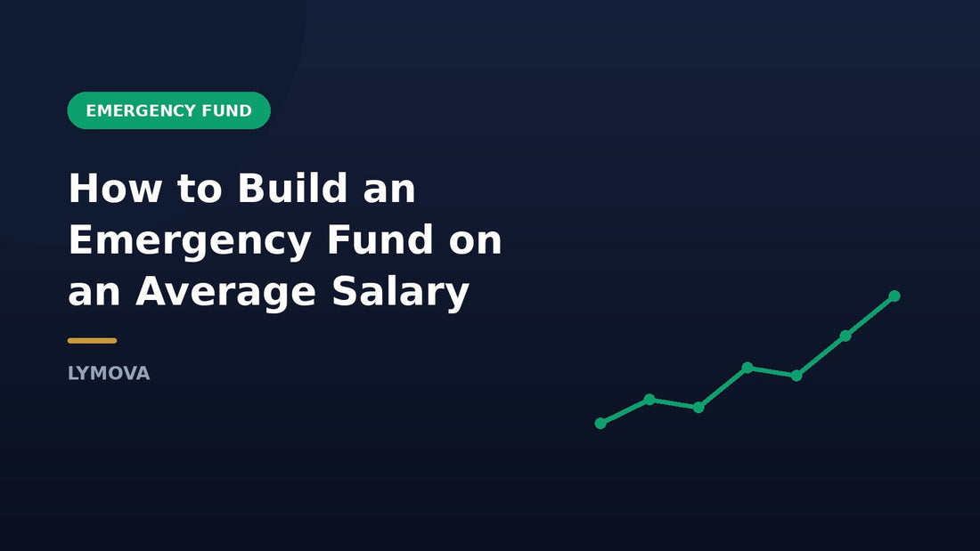 How to build an emergency fund on an average salary