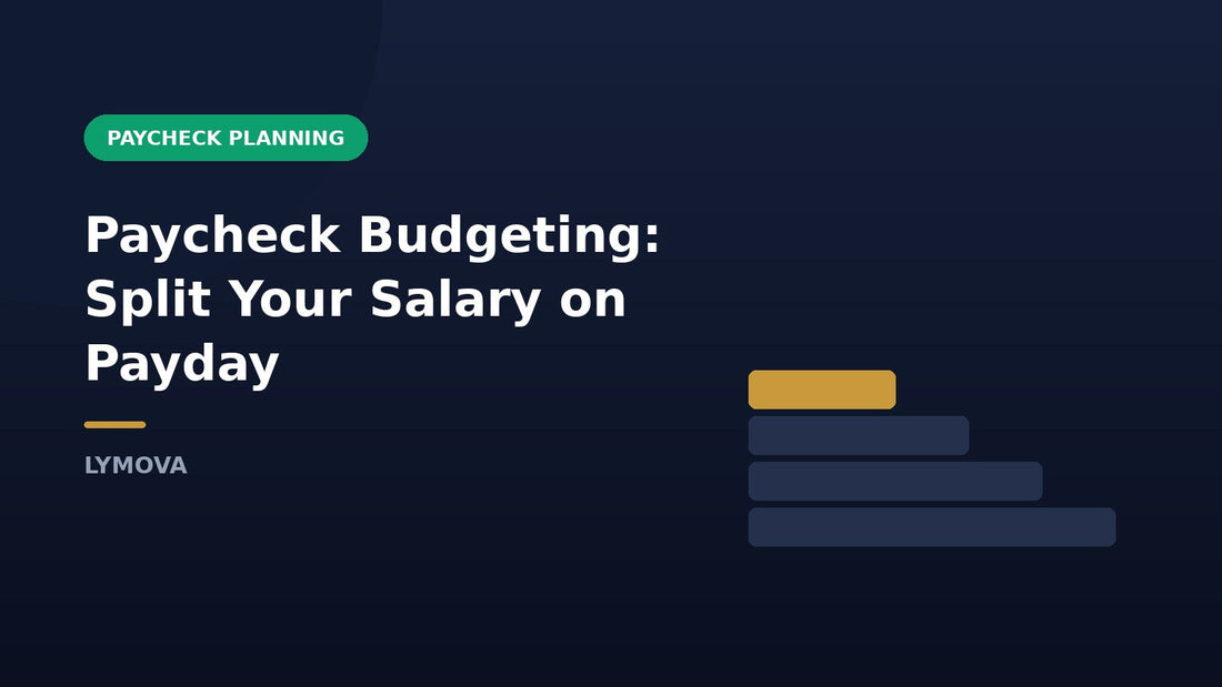 Paycheck budgeting: how to split your salary on payday